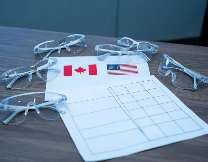 Procurement worksheet for prescription safety glasses supplier comparison